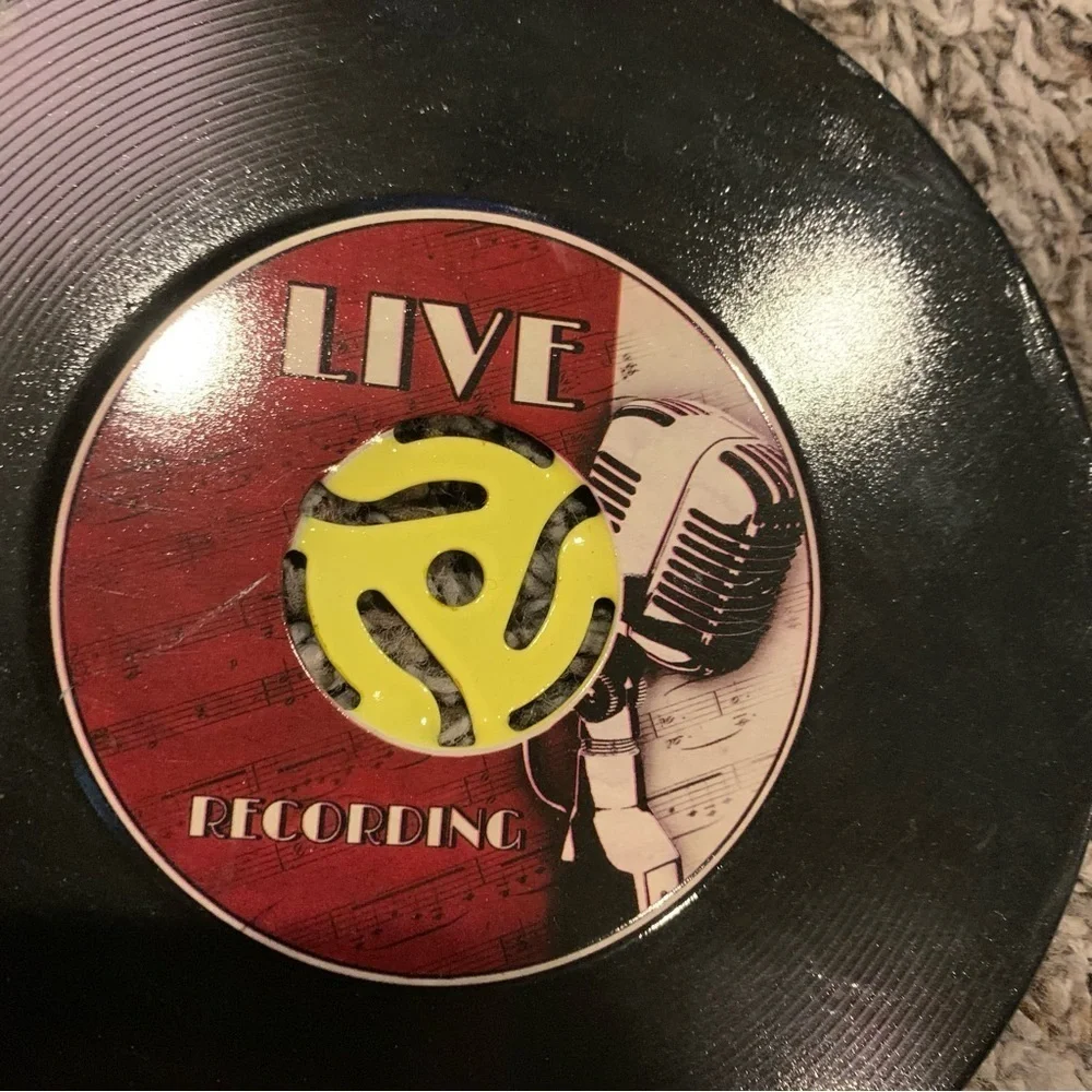 Metal Record Style Wall Hanger